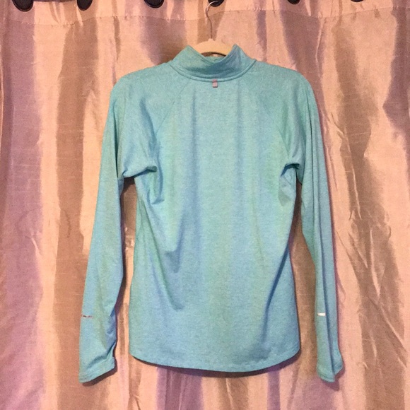 Nike Running, long sleeve dri-fit, 3/4 zipper - Picture 2 of 3